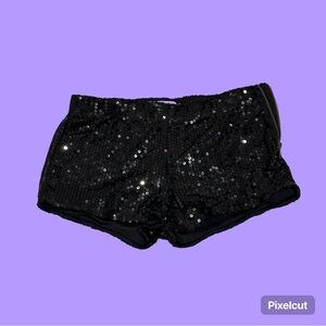 Sequin shorts